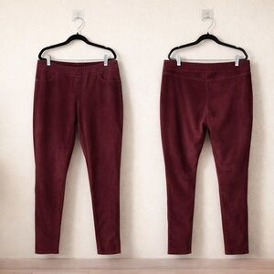 Vintage Style Laura Scott Corduroy Pants - Sears/Kmart Era - Maroon L